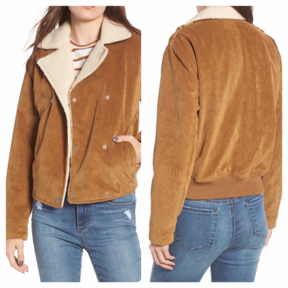 BP. Fleece Lined Corduroy Jacket Size Medium